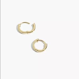NWT Madewell Demi-Fine Huggie Mini Hoop Earrings